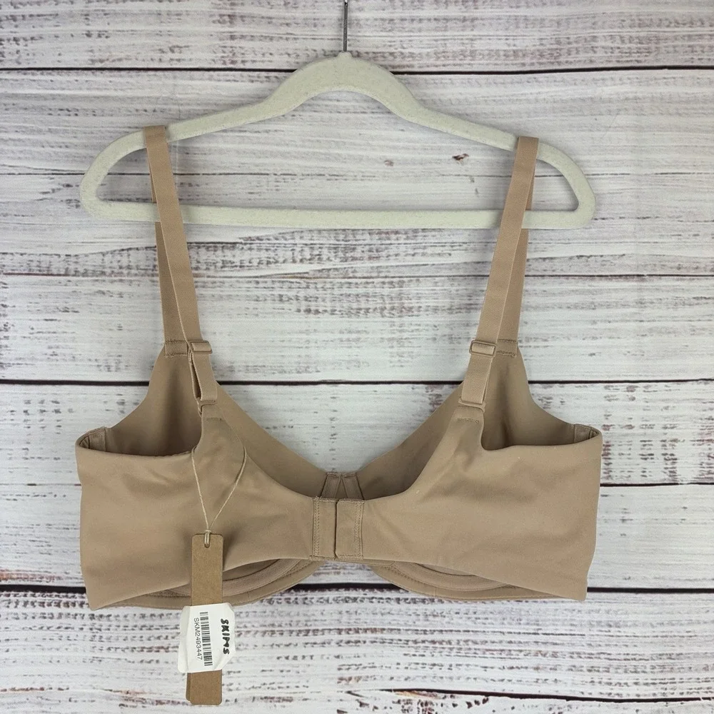 SKIMS Kim Kardashian Fits Everybody Unlined Demi Tshirt Bra 36D NWT Clay $46 - Picture 6 of 8